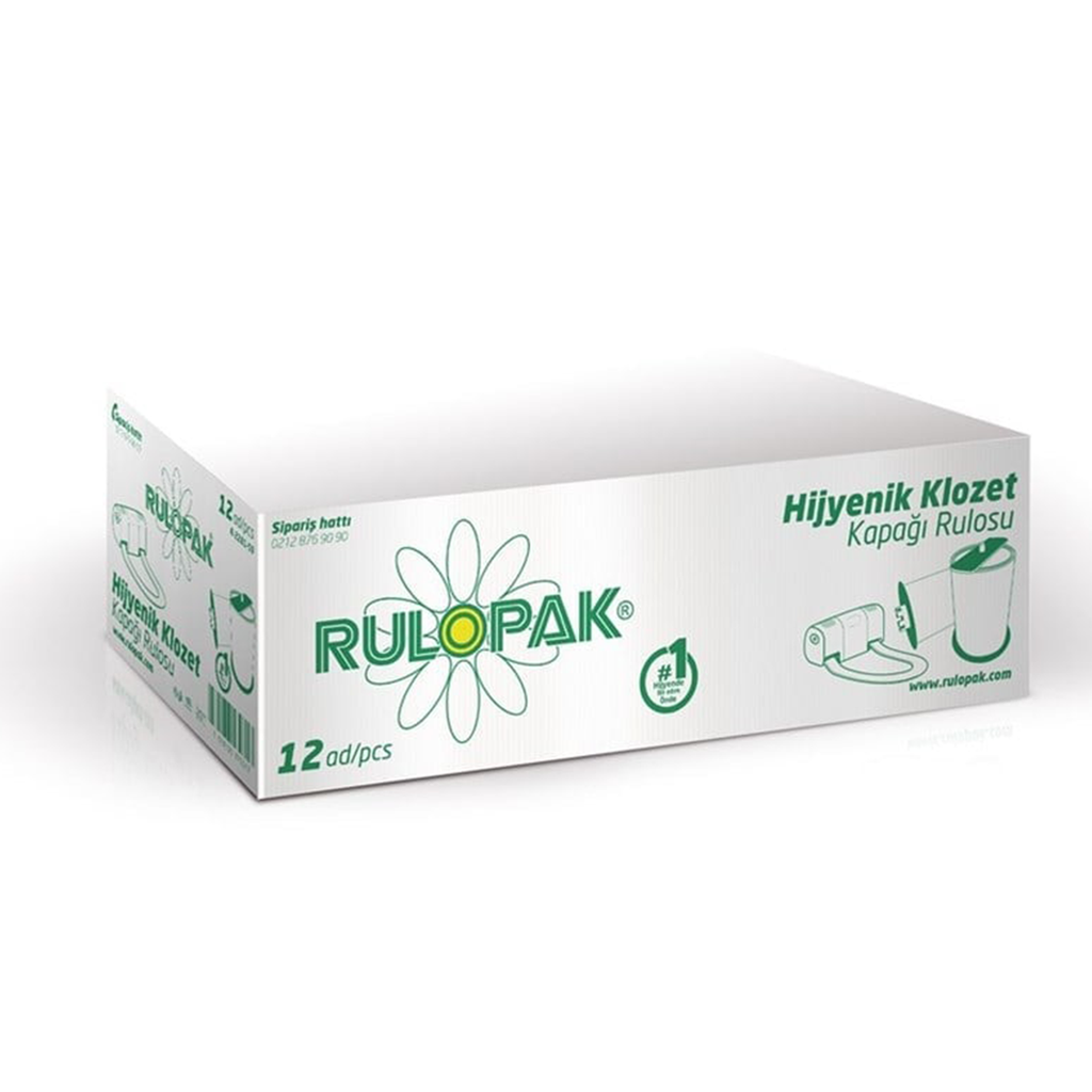 Rulopak Sensörlü Hijyenik Klozet Kapağı Rulosu 12'li