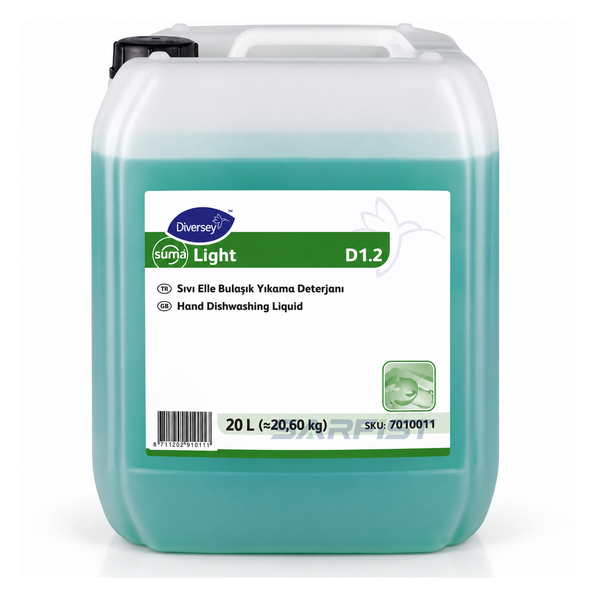 Diversey Suma Light D1.2 Elde Bulaşık Yıkama Deterjanı 20lt