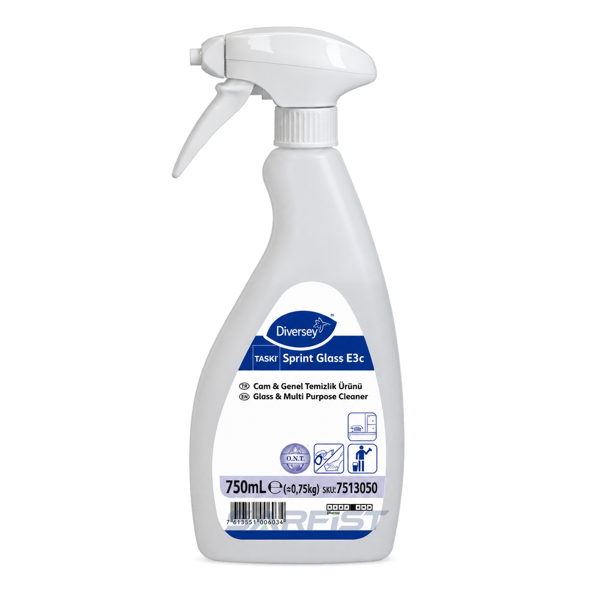 Diversey Taski Sprint Glass E3C Cam Temizleme Ürünü 750 ML