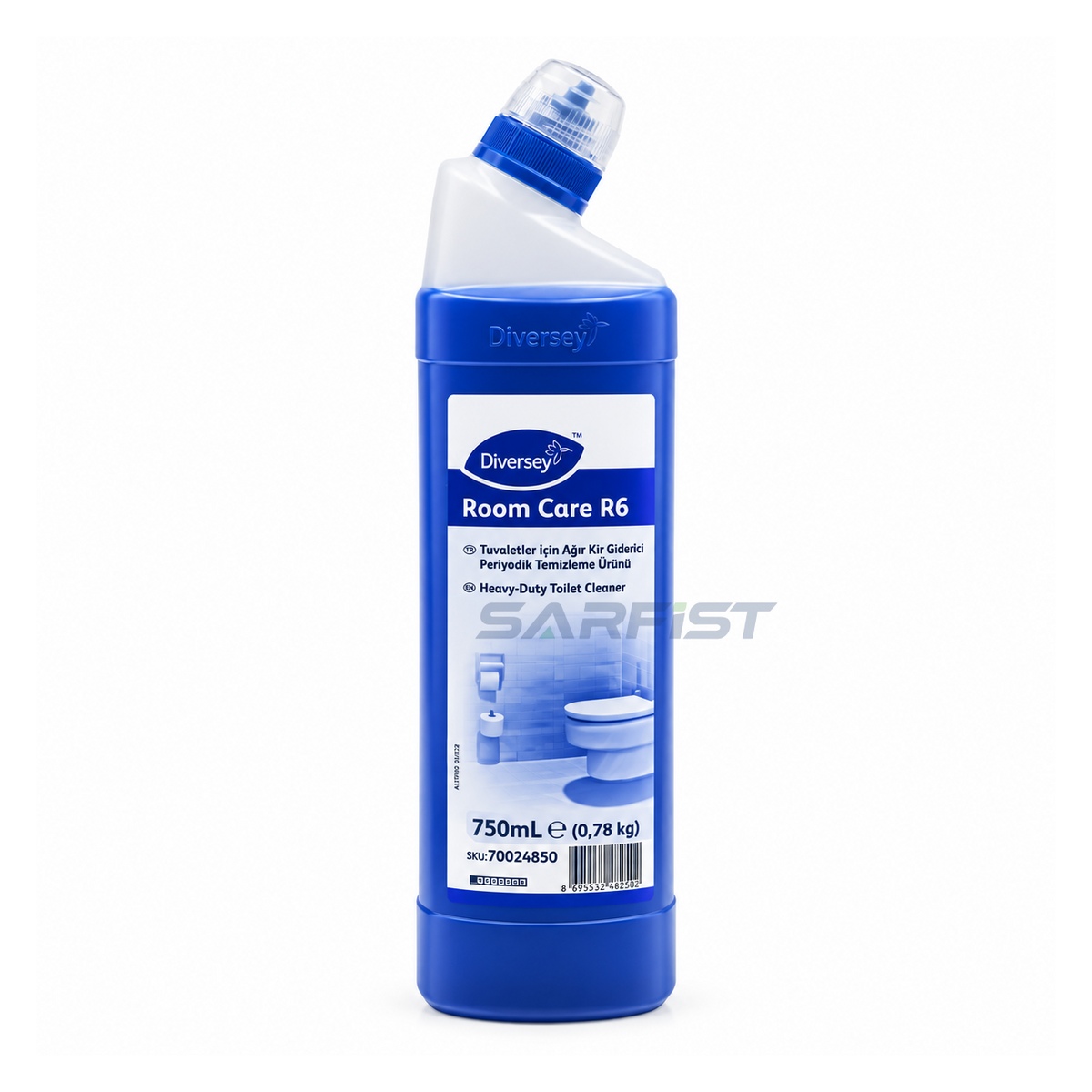 Diversey Taski Room Care R6 Ağır Kirler İçin Klozet Temizlik Ürünü 750 ML