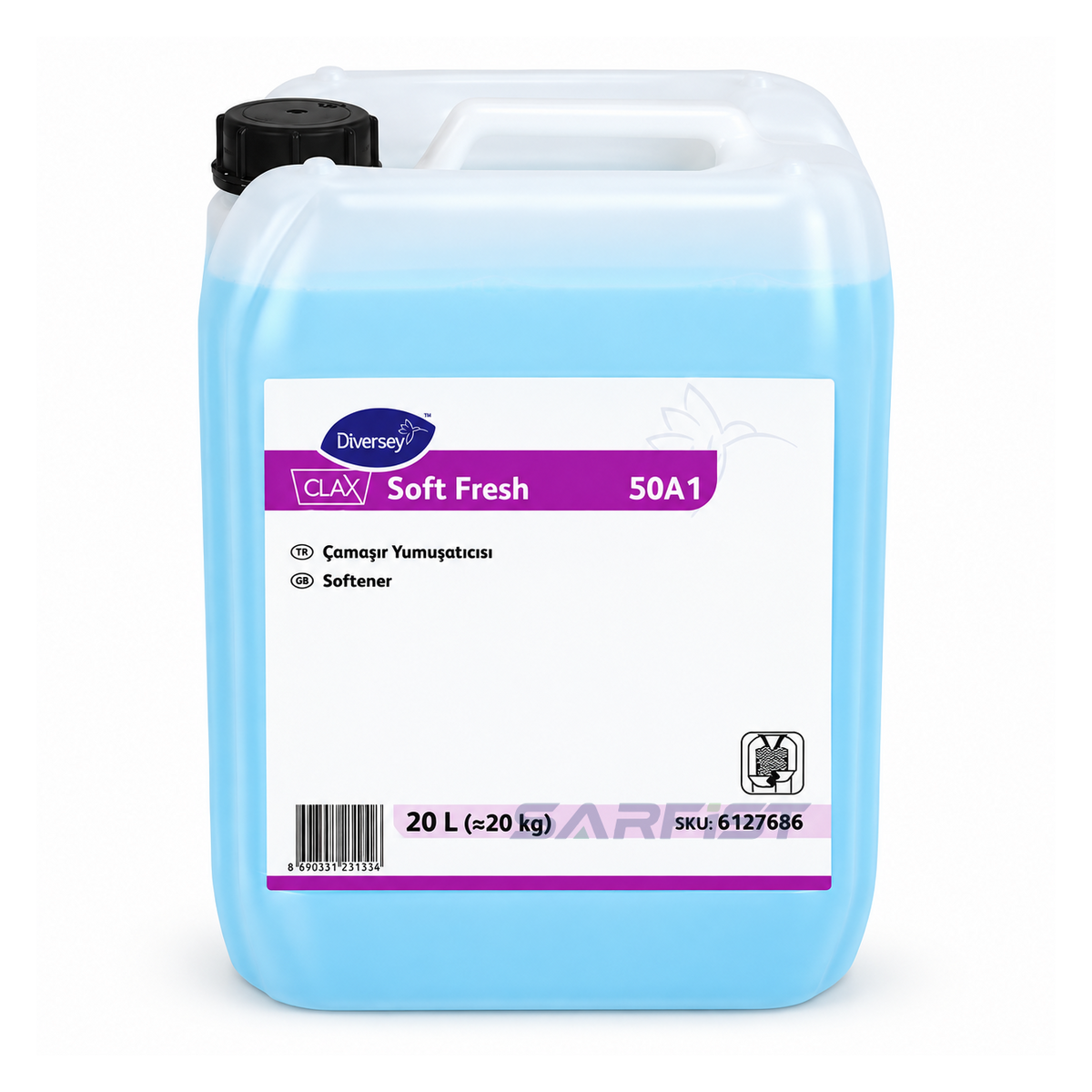 Diversey Clax Soft Fresh 50A1 Çamaşır Yumuşatıcı 20lt